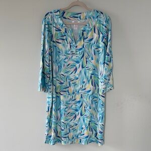 Stella Parker | Dress | Blue Green Pink